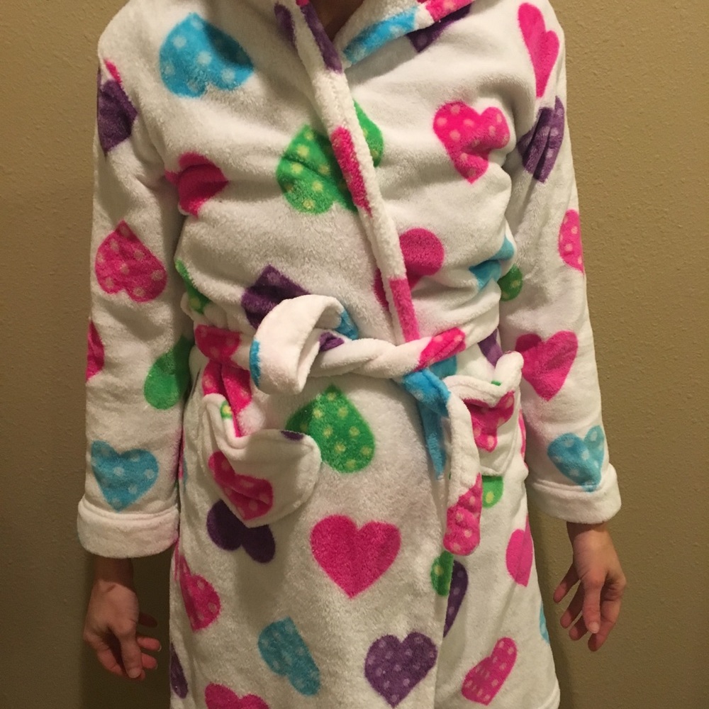 Large children’s Komar Kids fleece robe- used